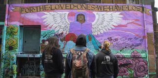 The Canadian documentary "Love in the Time of Fentanyl," which tells the story of a vibrant group of misfits, artists, and drug users who operate a renegade safe injection site in Vancouver's Downtown Eastside, fighting to save lives and keep hope alive in a neighbourhood ravaged by the overdose crisis, is one of the 60 films screening during the virtual 2023 ReFrame Film Festival from January 26 to February 3. (Photo courtesy of ReFrame Film Festival)