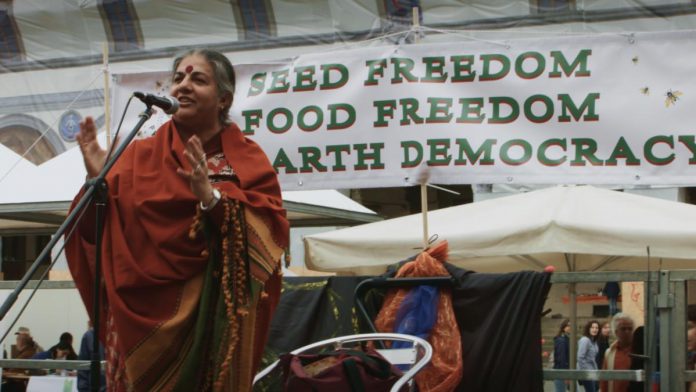 "The Seeds of Vandana Shiva" tells the story of Gandhian eco-activist Vandana Shiva, who takes on powerful corporations that pollute and degrade the environment. (Photo: Camilla Becket)