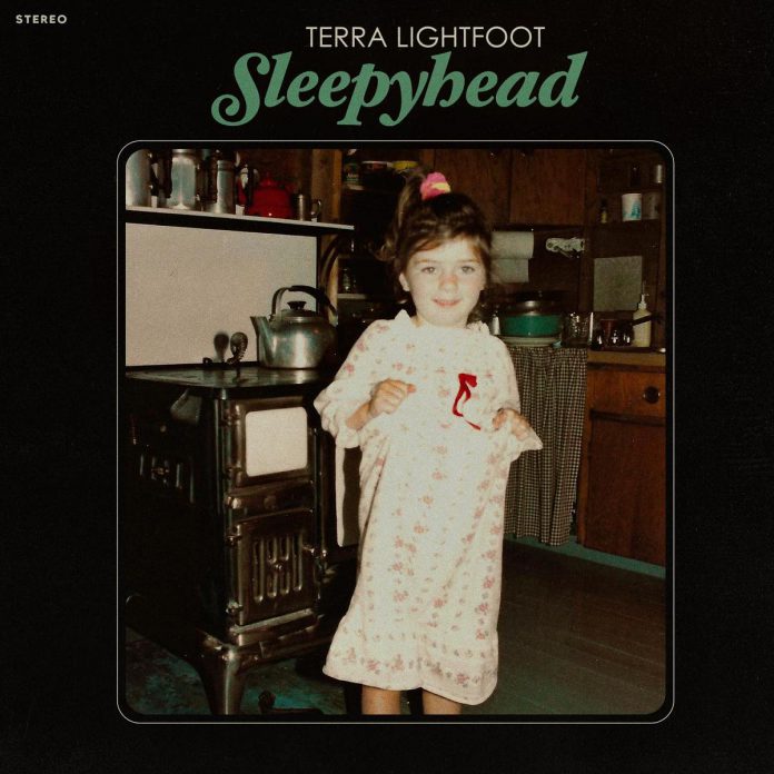 Cover art for Terra Lightfoot's latest single "Sleepyhead" featuring a photo of her taken at her grandparent's cottage in 1990. (Artwork: Mat Dunlap)