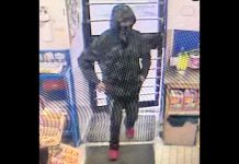 Peterborough police are seeking this suspect in connection with an armed assault at a Peterborough convenience store on February 19, 2023. (Police-supplied photo)