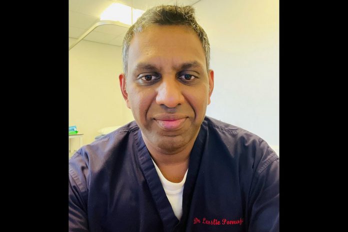 Dr. Lesslie Ponraja is moving from his practice in England to join the Kinmount and District Health Centre as a family doctor effective March 1, 2023. (Photo: Dr. Lesslie Ponraja)