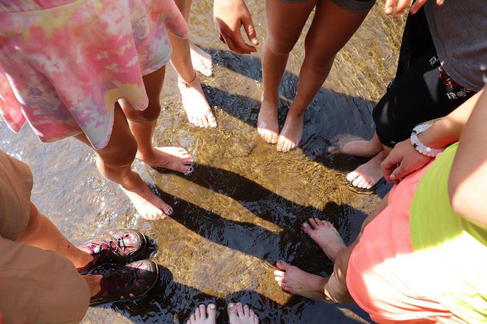 Climate leadership camps at GreenUP provide outlets for youth to discuss, act upon, and relate back to issues in climate change through meaningful action. (Photo: Jessica Todd / GreenUP)