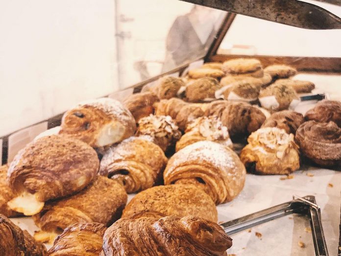 Fresh chocolate croissants made locally at Kit Coffee in Peterborough. (Photo courtesy of Kit Coffee)