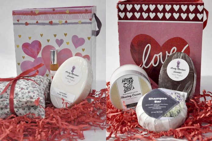 Rocky Meadows Lavender in Asphodel-Norwood is offering his-or-her lavender-themed Valentine's Day gift packages. (Photos courtesy of Rocky Meadows Lavender)