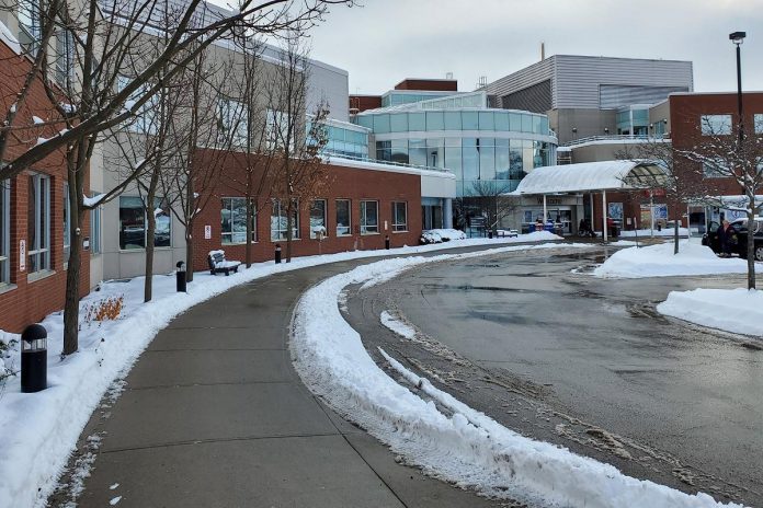 Ross Memorial Hospital is located at 10 Angeline Street North in Lindsay. (Photo: Ross Memorial Hospital)