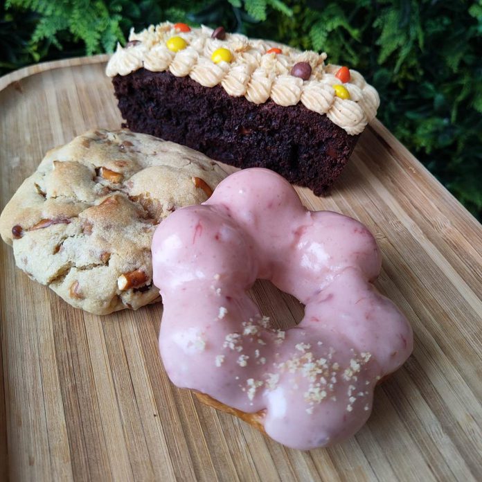 Brownies, cookies, and mochi donuts are among the new flour-based treats Danielle McIver is launching at Flossophy, her popular confectionery store in Peterborough's East City. (Photo: Flossophy)