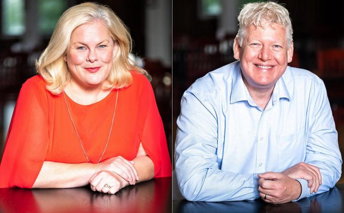 Wife-and-husband team Sarah Quick and James Barrett founded Globus Theatre in Bobcaygeon in 2003. (Photos: Dahlia Katz)