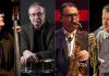 Toronto-based Juno-nominated jazz quartet Time Warp (Al Henderson, Barry Elmes, Kelly Jefferson, and Kevin Turcotte) will headline International Jazz Day Peterborough on April 30, 2023 with a matinee concert at Market Hall Performing Arts Centre in downtown Peterborough. (kawarthaNOW collage of photos from Time Warp)