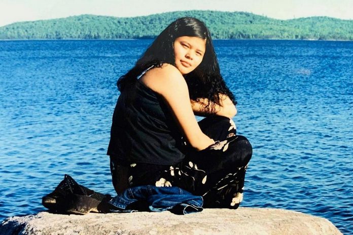 Pictured here in 1999, Joyce Echaquan was a 37-year-old Indigenous woman and mother of seven who died on September 28, 2020 in a Quebec hospital. Before her death, she recorded a Facebook Live video that showed her screaming in distress and health care workers abusing her. She was later given morphine, despite her concerns she would have an adverse reaction to it, and died later that day of a pulmonary edema. (Photo: Alice Echaquan)