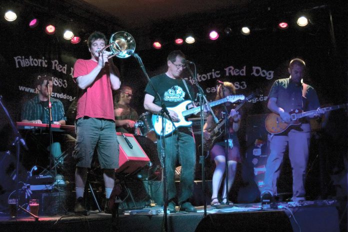 Peterborough reggae band Dub Trinity (pictured in 2009) is performing live for the first time in three years on Saturday, April 1 at The Historic Red Dog in downtown Peterborough, opening for Canada's premier live reggae band The Human Rights. (Photo: Esther Vincent)