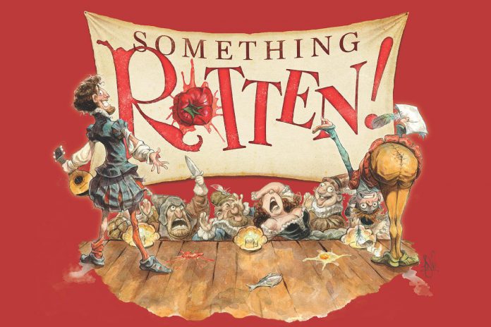The musical comedy "Something Rotten!" opened on Broadway in 2015 where it played for 708 performances. A love letter to musical theatre and a satirical spectacle that pokes fun at everything audiences adore about Broadway, The Peterborough Theatre Guild's production runs for 10 performances in April and May.