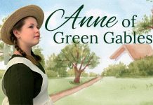 Lucy Dorsett stars as the young independent orphan Anne Shirley in the St. James Players production of the musical "Anne of Green Gables", based on the classic Canadian novel by Lucy Maud Montgomery. The play runs for five performances at St. James United Church in Peterborough from April 20 to 23, 2023. (Graphic: St. James Players)