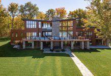 Oshawa-based Trademark Homes, a member of the Peterborough and the Kawarthas Home Builders Association since 2022, won a national award for housing excellence from the Canadian Home Builders' Association for this custom-built home on Balsam Lake in the City of Kawartha Lakes. (Photo courtesy of Trademark Homes)