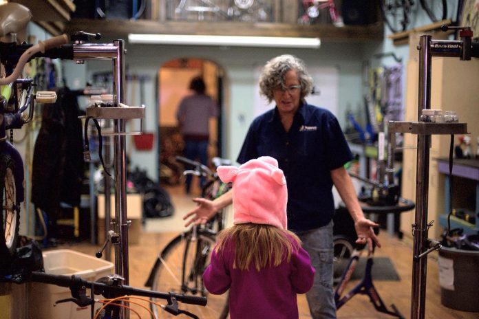 A not-for-profit organization, B!KE held a "Kids' Bike Build" event on March 26 and April 2, 2023, when they refurbished donated bikes and provided them free of charge to local organizations working with children and youth. (Photo: B!KE)