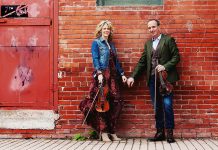 Natalie MacMaster and Donnell Leahy will perform a free-admission concert at 8 p.m. on Saturday, July 1st at Del Crary Park to open Peterborough Musicfest's 36th summer season. (Publicity photo)