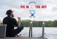 Tony Scherzo's 'Pie In The Sky - Dockside Pizza Delivery' business uses drones to deliver freshly made pizza to cottage docks. The service will be launching this summer around selected lakes in the City of Kawartha Lakes and Peterborough County, (Image courtesy of Pie In The Sky - Dockside Pizza Delivery)