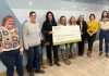 The eight entrepreneurs who successfully completed the fall 2022 intake of Starter Company Plus, offered locally by the Peterborough & the Kawarthas Economic Development's Business Advisory Centre, with each receiving a $5,000 microgrant. Left to right: Vanessa Bruce, Ineke Turner, Lisa Mace, Jena Trimble, Lisa Burkitt, Kate Griffin, Jacquelyn Craft, and Nathan Truax. (Photo courtesy of Peterborough & the Kawarthas Economic Development)