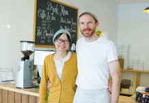 Scott Williams and Lea Tran of Wildflower Bakery, a European-style bakery in Havelock best known for its sourdough bread and croissants. One of three Peterborough-area entrepreneurs to receive a $3,000 seed grant and three-month mentorship the 2023 'Spark' Mentorships and Grants Program to develop their tourism-related business ideas, Williams' award-winning idea is to offer sourdough bread-making workshops. (Photo courtesy of Peterborough & the Kawarthas Economic Development)