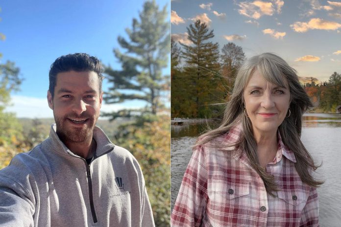 Jay Katzeff, president of Cottage Vacations, and Sandra Wilkins, territory manager for the Kawarthas, including Peterborough and the Kawarthas, Kawartha Lakes, and Haliburton. (Photos courtesy of Cottage Vacations)