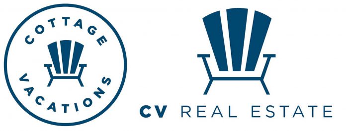 Cottage Vacations and Cottage Vacations Real Estate Brokerage logos. (Graphics: Cottage Vacations)
