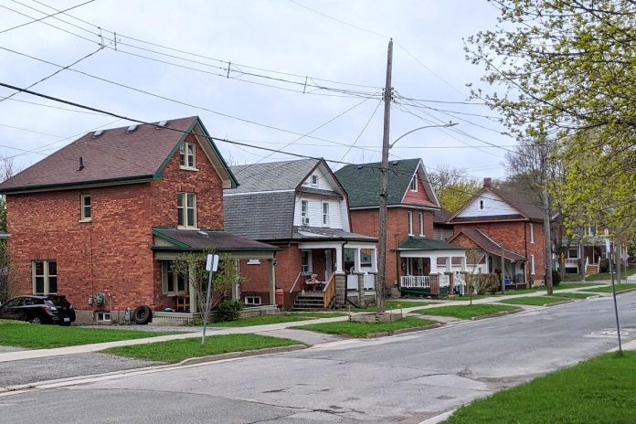 Many homes in Peterborough built decades ago when there were less stringent building codes have tremendous potential for better energy efficiency, improved comfort, smaller energy bills, and reduced greenhouse gasses by undergoing deep retrofits. (Photo: Clara Blakelock / GreenUP)