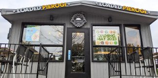 Peterborough's second Loaded Pierogi restaurant will open at 89 Hunter Street in East City on May 20, 2023. (Photo: Bruce Head / kawarthaNOW)