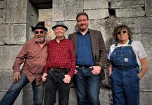 nightlifeNOW – May 4 to 10 Peterborough band Charlie Horse (Alan Black, Clifford Maynes, Trevor "Tiny" Davis, and JP Hovercraft) performs rarely heard country songs recorded by The Rolling Stones along with "country-fried" Stones favourites at The Ganny in Port Hope on Saturday afternoon. (Photo courtesy of Charlie Horse)