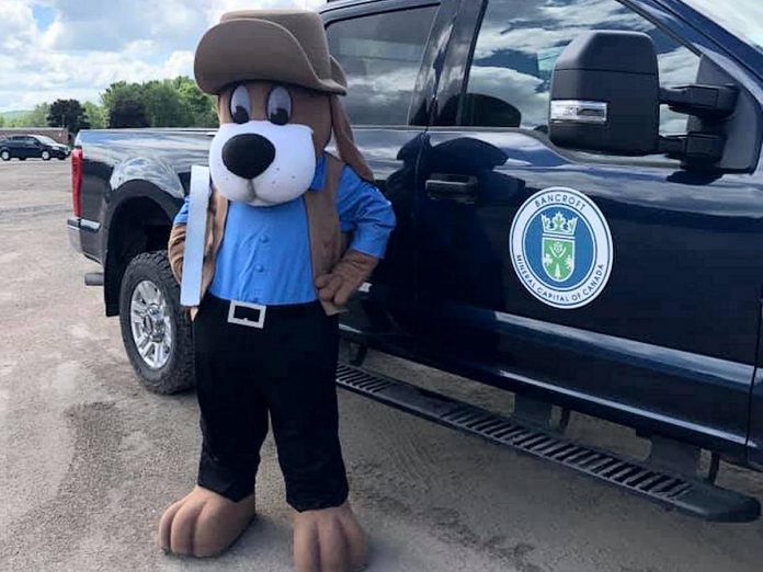 Rocky the Rockhound, mascot of the annual summer Bancroft Rockhound Gemboree, will be visiting the Canada Day festivities in Bancroft. (Photo: Bancroft Gemboree)