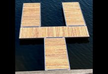 This dock valued at over $47,000 was stolen from a cottage on Crystal Lake in Trent Lakes in the early morning hours of June 17, 2023. (Police-supplied photo)