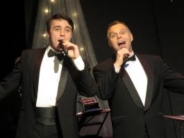 Connor Boa and Rick Kish will perform songs made famous by some of the world's greatest male singers in "The Crooner Show", running for seven performances from June 6 to 10, 2023 at Globus Theatre at the Lakeview Arts Barn in Bobcaygeon. (Photo: Shutter Studios)