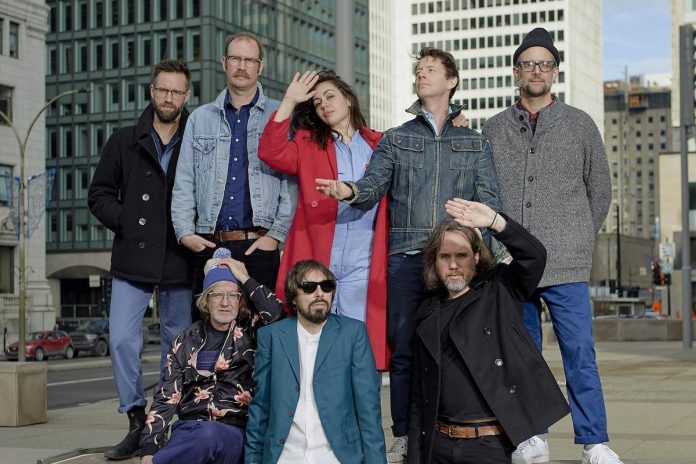 Formed in Toronto in 1999 by Kevin Drew and Brendan Canning and becoming an acclaimed musical collective with a revolving roster of members from Toronto's indie music scene, Broken Social scene will perform for the first time ever in Peterborough on August 19, 2023 at the Peterborough Folk Festival. (Photo: Richmond Lam)