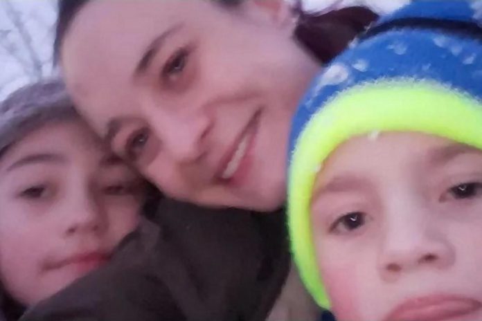 Police have arrested and charged 33-year-old Jonathan Murphy in the June 2, 2023 shooting death of Sarah King, 36, of Peterborough, pictured here with her two children in a photo from a GoFundMe campaign started by her relatives. (Photo: GoFundMe)