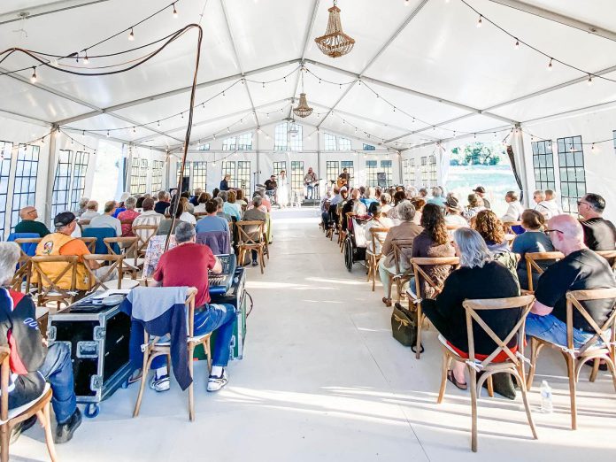 Abbey Gardens in Haliburton is hosting their third annual weekend music festival under the garden marquee tent from August 11 to 13, 2023. (Photo: Abbey Gardens)