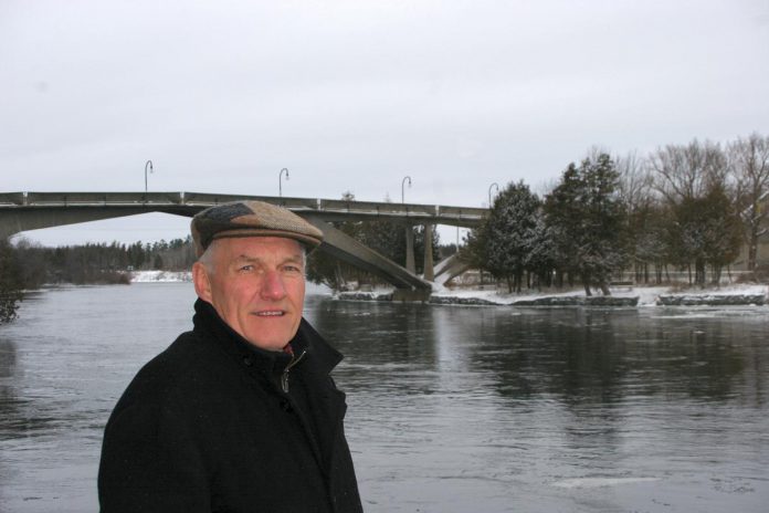 D'Arcy Jenish at Trent University while researching his 2014 book "Trent University: Celebrating 50 years of Excellence," an official history of the institution where he began his post-secondary studies. (Photo: D'Arcy Jenish website)