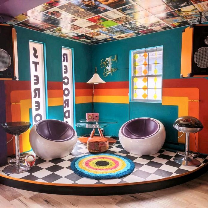EastEnd Electric Records in Fenelon Falls also offers regular live performances from local artists on a groovy stage inside the store. (Photo courtesy of EastEnd Electric Records)