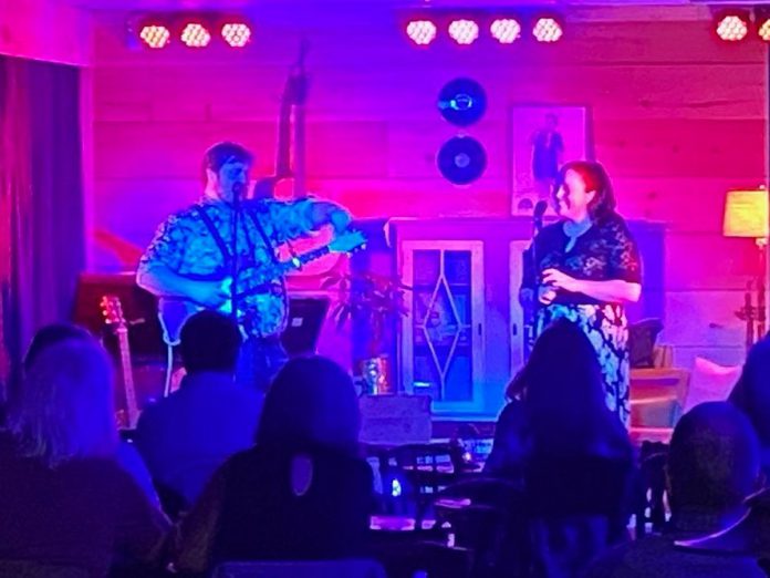 Americana folk-pop duo Quote The Raven performed on July 15, 2023 at The Music Room, Haliburton Highlands' newest music venue located inside of Castle Antiques & Cafe in Haliburton. (Photo: Castle Antiques & Cafe)