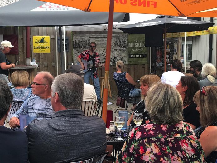 Along with regular no-cover live music on its patio, the Dominion Hotel in Minden presents its ticketed "Canadian Blues Legends" series during the summer. (Photo: Dominion Hotel)