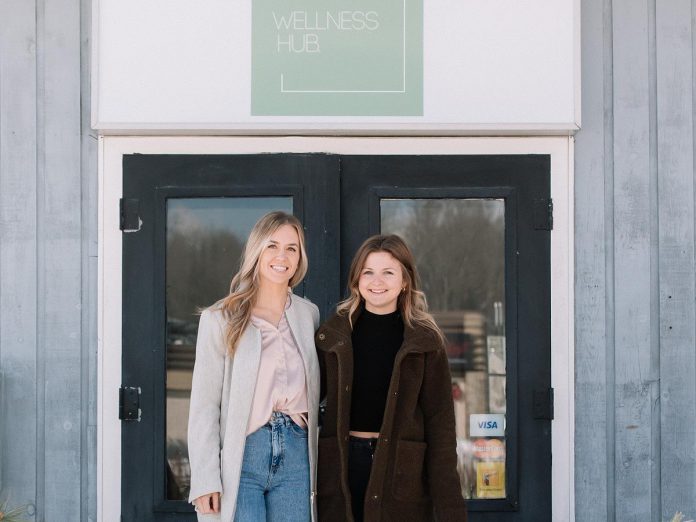 Best friends since high school and now business partners, Shay-Lynn Hutchings and Sarah Comer opened the Wellness Hub eight months ago to meet the needs of wellness services in Haliburton and to bring together a network of wellness businesses. Located at 135 Industrial Park in Haliburton, the Wellness Hub is a "one-stop shop" of independent businesses in the region focused on providing wellness products and services. Services include yoga, psychiatrists, chiropractic, group fitness, nutrition, and more. (Photo: Danielle Meredith Photography)
