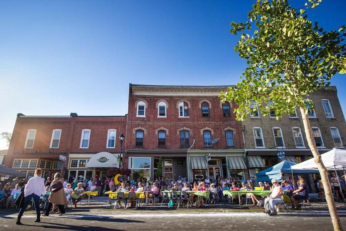 The popular annual Ladies' Night event, hosted by the Millbrook Business Improvement Area (BIA), returns to downtown Millbrook on August 3, 2023, for a fun-filled evening of music, line dancing, karaoke, food, drinks, shopping, and more from 4 to 9 p.m. (Photo: Patrick Stephen / Millbrook BIA)