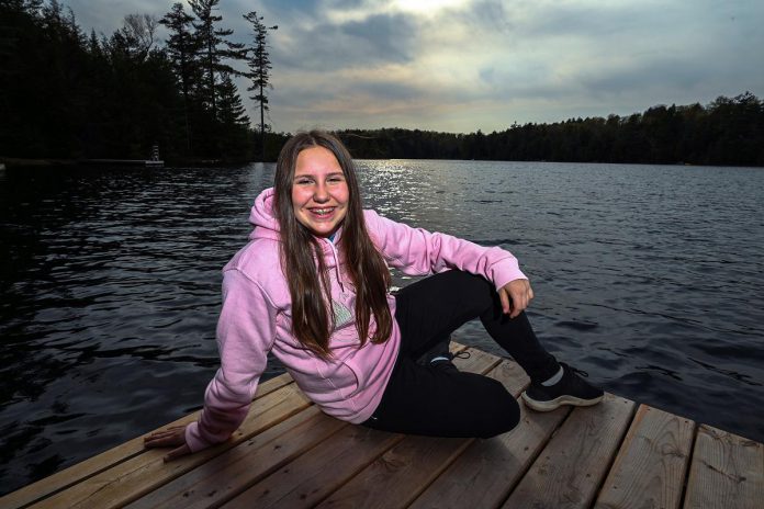 Entrepreneur Olivia Irvine chose to begin Roasty Toasty Campfire Company when she was 11 years old by selling firewood because both locals and visitors to the Haliburton Highlands need firewood but it's often hard to find, too small, or too expensive. It didn't take long before she expanding into selling apparel and other campfire equipment, including fire pits, camp chairs, and fire rings. (Photo: Haliburton County Economic Development & Tourism)