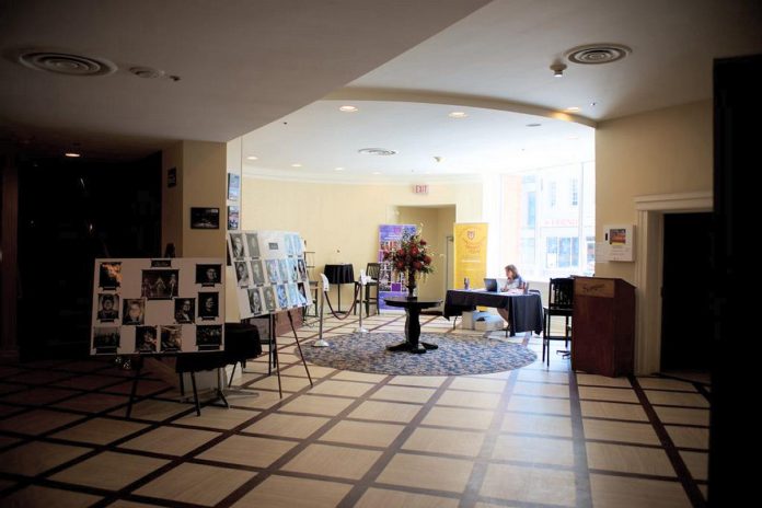 Showplace Performance Centre has a licensed foyer is on the main level (pictured) with another licensed bar in the lower-level multi-purpose room. Showplace also provides a box office service with tickets available both on site and online.  (Photo courtesy of Showplace Performance Centre)