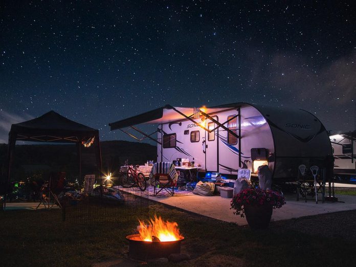 For a "glamping" experience that gets you immersed in nature without diving into the backcountry, Harmony Resorts on Benoir Lake provides seasonal campgrounds and cabins for  those who want to get pampered while still enjoying the backcountry. (Photo courtesy of Harmony Resorts)