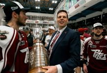 Burton Lee, executive director of business operations for the Peterborough Petes, is leaving the organization on August 15, 2023 for a position in North America's new professional women's hockey league, expected to begin play in January. (Photo: David Pickering)