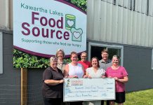 In June 2023, the Community Foundation of Kawartha Lakes provided $69,800 in funding to Kawartha Lakes Food Source, one of 32 community organizations in the City of Kawartha Lakes, the city and county of Peterborough, and Haliburton County to receive one-time grants through the Government of Canada's Community Services Recovery Fund. (Photo courtesy of Community Foundation of Kawartha Lakes)