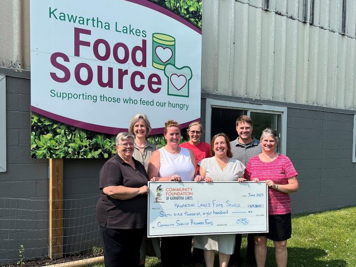 In June 2023, the Community Foundation of Kawartha Lakes provided $69,800 in funding to Kawartha Lakes Food Source, one of 32 community organizations in the City of Kawartha Lakes, the city and county of Peterborough, and Haliburton County to receive one-time grants through the Government of Canada's Community Services Recovery Fund. (Photo courtesy of Community Foundation of Kawartha Lakes)