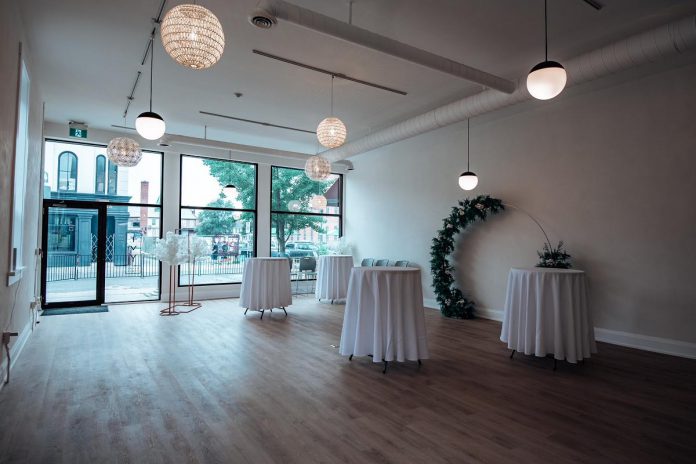 Ivy Event Space can host 60 people for an intimate sit-down event or 80 people for a cocktail reception or similar gathering. (Photo courtesy of Ivy Event Space)