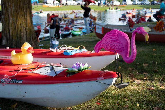 The theme for this year's Lock & Paddle event on on August 26, 2023 is "Lift Your Spirits," and Parks Canada is encouraging all participants to decorate their vessels and wear costumes for the event. (Photo: Parks Canada)
