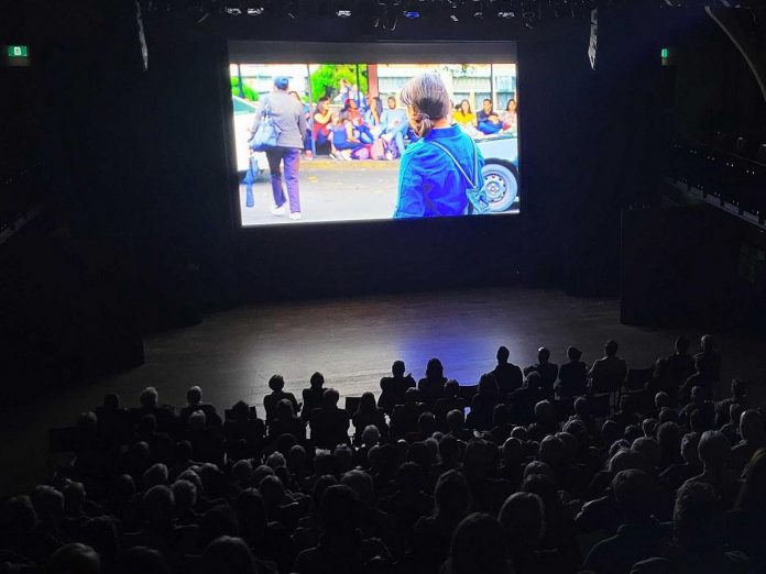 A $149,100 capital grant from the Ontario Trillium Foundation allowed Market Hall Performing Arts Centre, a non-profit charitable organization in downtown Peterborough, to purchase and install a state-of-the-art projector for film and theatre performances, as well as new state-of-the-art lighting elements. (Photo courtesy of Market Hall)