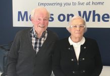 In spring 2019, Community Care Peterborough featured Ernie and Mona Ferguson on the cover of the charity's "The Thread" publication in recognition of their combined 80 years of volunteering for the organization, with Mona the longest-serving volunteer in Community Care Peterborough's history. At the urging of his daughter, the 95-year-old Ernie began writing down his memories shortly before Mona passed away in 2002, and he's now published his book "Thanks for the Memories," dedicated to his late wife. (Photo: Community Care Peterborough)