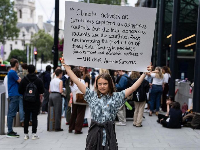 Swedish environmental activist Greta Thunberg, who in 2018 inspired a global youth-led movement to take action against climate change, has announced a global climate strike will take place on September 15, 2023. (Photo: Matt Jarvis)